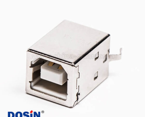 usb type b接口母頭直式DIP插PCB板