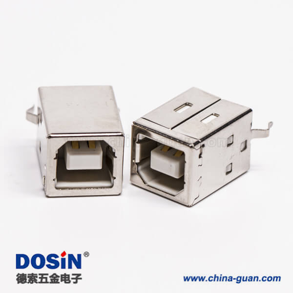 usb type b接口母頭直式DIP插PCB板 usb type b接口母頭直式DIP插PCB板