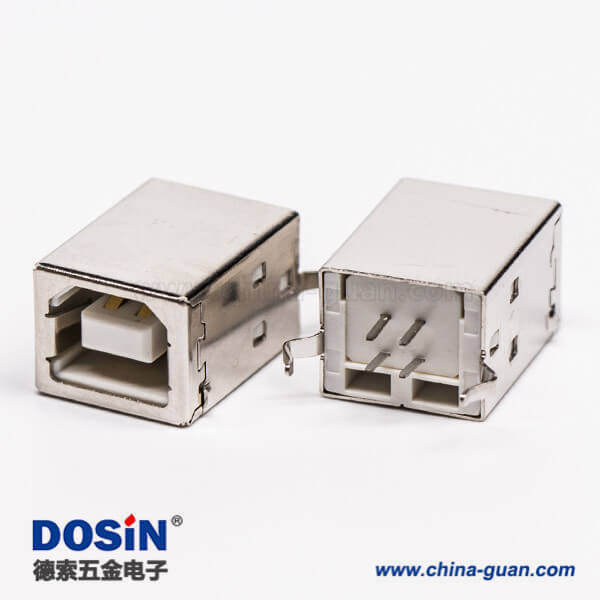 usb type b接口母頭直式DIP插PCB板 usb type b接口母頭直式DIP插PCB板