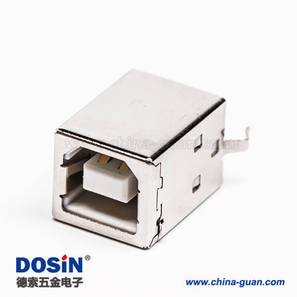 usb type b接口母頭直式DIP插PCB板