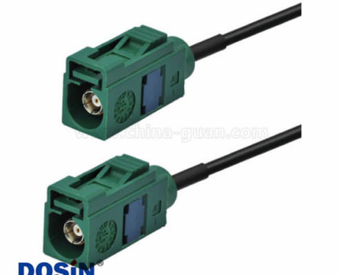 汽車收音機天線延長線直式Fakra E型母轉母連接器接線20英尺