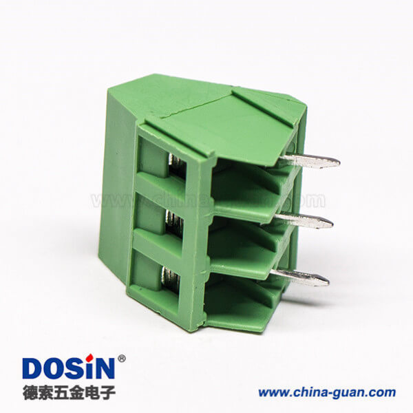 接線端子PCB 2芯直式綠色螺釘式端子連接器 接線端子PCB 2芯直式綠色螺釘式端子連接器
