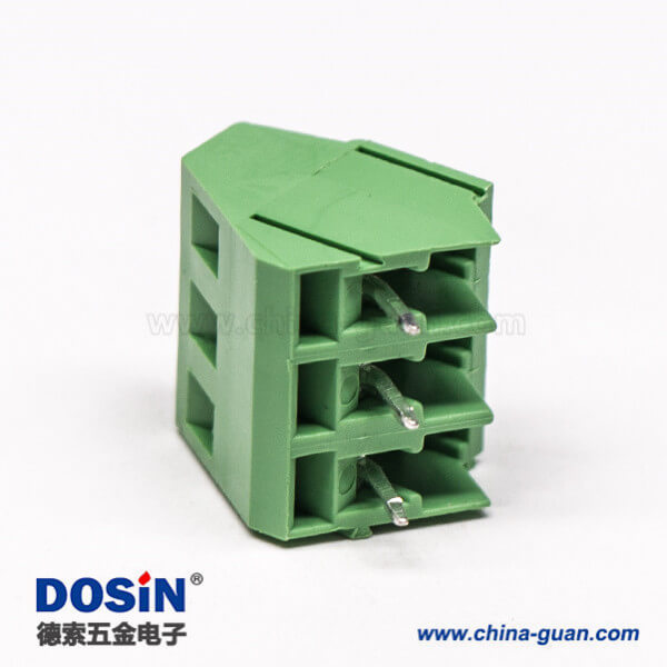 接線端子PCB 2芯直式綠色螺釘式端子連接器 接線端子PCB 2芯直式綠色螺釘式端子連接器