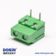 兩芯綠色端子螺釘式彎式穿孔式接PCB板