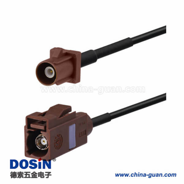 延長天線Fakra F型車用棕色公轉(zhuǎn)母直式50厘米 延長天線Fakra F型車用棕色公轉(zhuǎn)母直式50厘米