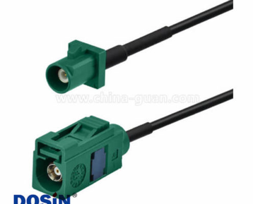 Fakra接頭E型直式公轉(zhuǎn)母車載天線延長(zhǎng)線5米