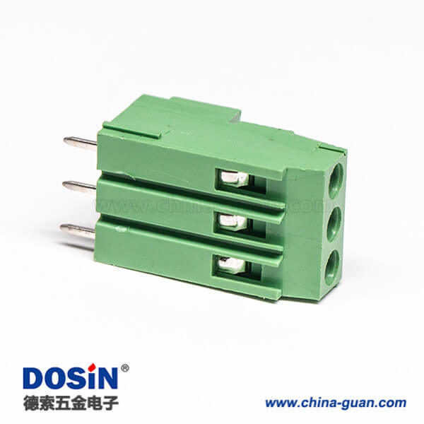 PCB螺釘式接線端子180度直式穿孔式接PCB板 PCB螺釘式接線端子180度直式穿孔式接PCB板