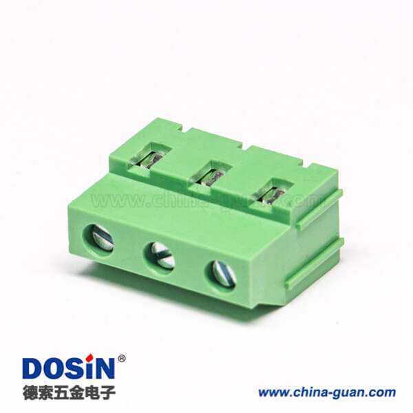 螺釘式多級(jí)接線端子3芯直式穿孔式接PCB板綠色 螺釘式多級(jí)接線端子3芯直式穿孔式接PCB板綠色