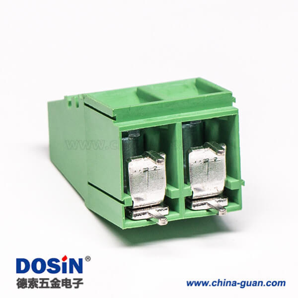 接線端子綠色直式良芯穿孔式PCB板端安裝 接線端子綠色直式良芯穿孔式PCB板端安裝
