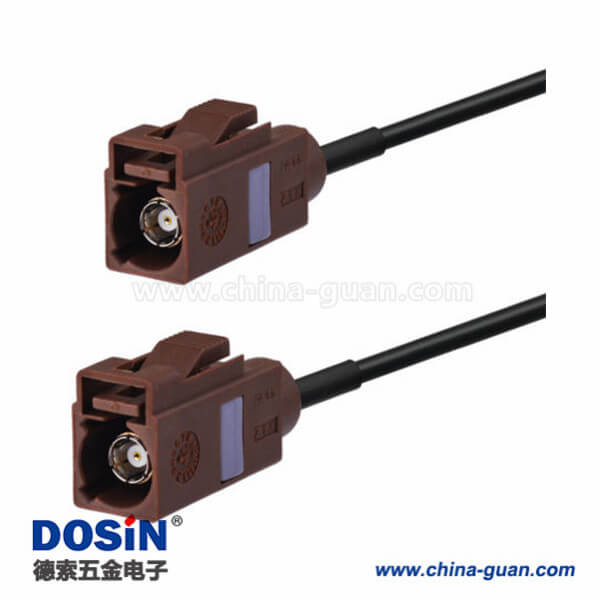 Fakra 線F型棕色母轉(zhuǎn)母直式車載天線延長線20英尺 Fakra 線F型棕色母轉(zhuǎn)母直式車載天線延長線20英尺