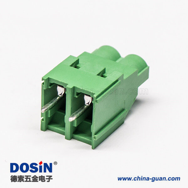 端子接線螺釘式2芯直式綠色接線端子 端子接線螺釘式2芯直式綠色接線端子