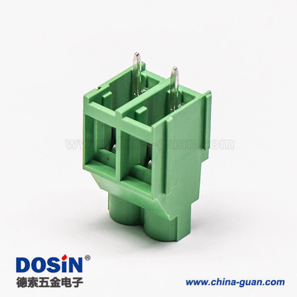 端子接線螺釘式2芯直式綠色接線端子 端子接線螺釘式2芯直式綠色接線端子