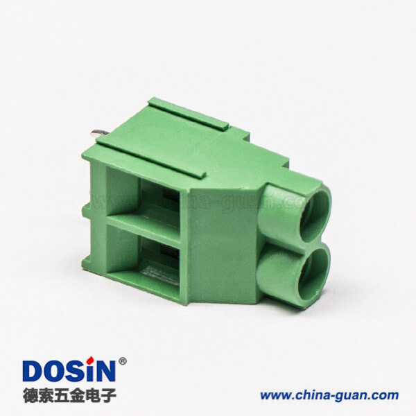 端子接線螺釘式2芯直式綠色接線端子 端子接線螺釘式2芯直式綠色接線端子