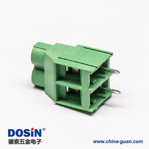 端子接線螺釘式2芯直式綠色接線端子 端子接線螺釘式2芯直式綠色接線端子