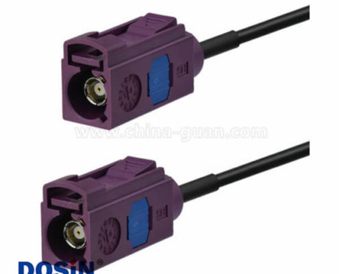 Fakra-D型接口車載4G LTE 3G UMTS GSM母轉母直式連接器延長線1米