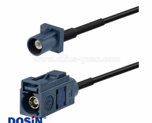 車載延長(zhǎng)線遙控Fakra G型灰色公轉(zhuǎn)母直式天線6米