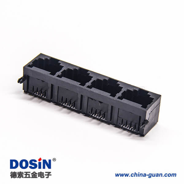 rj9插座4P4C90度彎式插PCB板非屏蔽以太網(wǎng)網(wǎng)絡(luò)接口 rj9插座4P4C90度彎式插PCB板非屏蔽以太網(wǎng)網(wǎng)絡(luò)接口