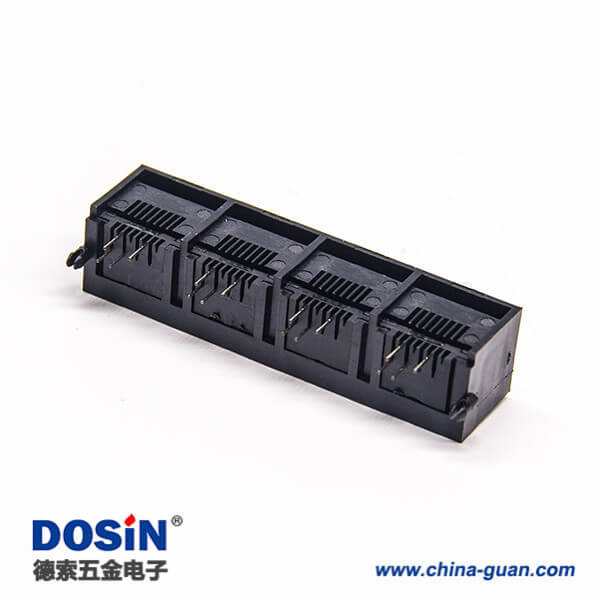 rj9插座4P4C90度彎式插PCB板非屏蔽以太網(wǎng)網(wǎng)絡(luò)接口 rj9插座4P4C90度彎式插PCB板非屏蔽以太網(wǎng)網(wǎng)絡(luò)接口