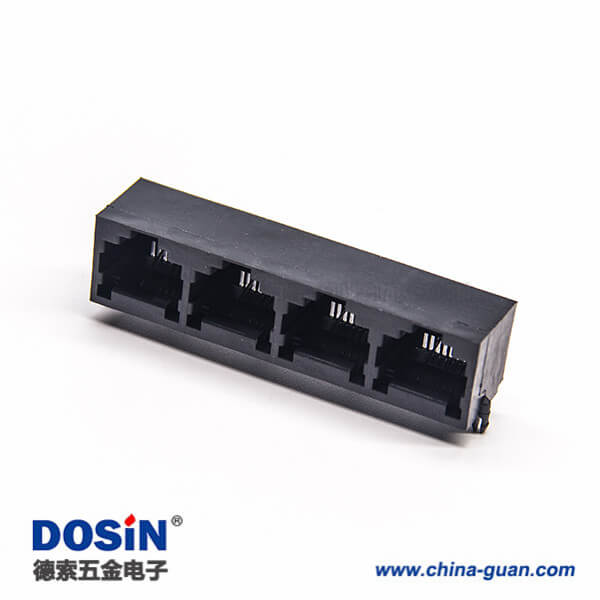 rj9插座4P4C90度彎式插PCB板非屏蔽以太網(wǎng)網(wǎng)絡(luò)接口 rj9插座4P4C90度彎式插PCB板非屏蔽以太網(wǎng)網(wǎng)絡(luò)接口