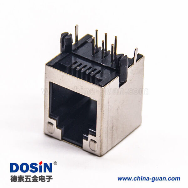 rj12以太網(wǎng)連接器彎式90度插板帶定位柱帶屏蔽 rj12以太網(wǎng)連接器彎式90度插板帶定位柱帶屏蔽