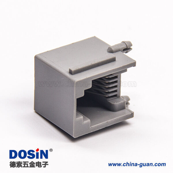 rj12端口彎式全塑不帶屏蔽網(wǎng)絡(luò)端口插PCB板 rj12端口彎式全塑不帶屏蔽網(wǎng)絡(luò)端口插PCB板