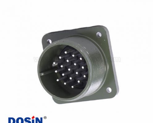 方型插座MS3102A22-14P連接器19芯航空接插件