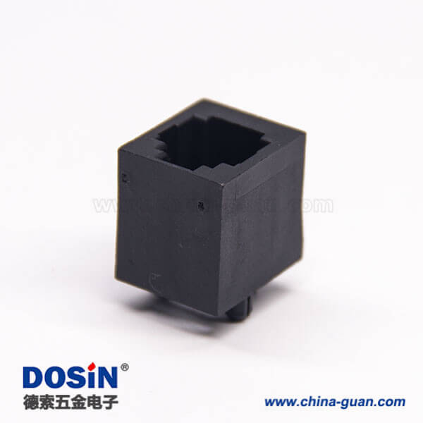 rj25網(wǎng)口6p6c單端口直式塑膠黑色插板 rj25網(wǎng)口6p6c單端口直式塑膠黑色插板