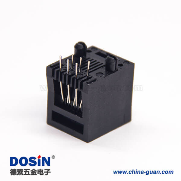 rj25網(wǎng)口6p6c單端口直式塑膠黑色插板 rj25網(wǎng)口6p6c單端口直式塑膠黑色插板