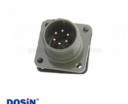 工業(yè)連接器MS3102A18-12P方形插座航空6芯公接頭