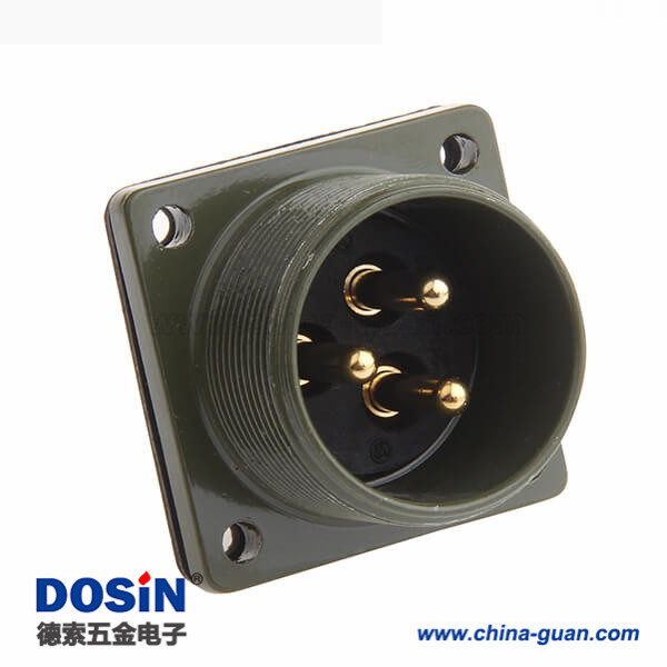 焊接機(jī)器人工防連接器 MS3102A20-19P 3芯航空插座 焊接機(jī)器人工防連接器 MS3102A20-19P 3芯航空插座