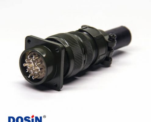 MS3106A20-17S 動(dòng)力工防連接器14芯直式插頭