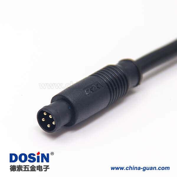 m8直通快插接頭電纜5芯公轉(zhuǎn)母