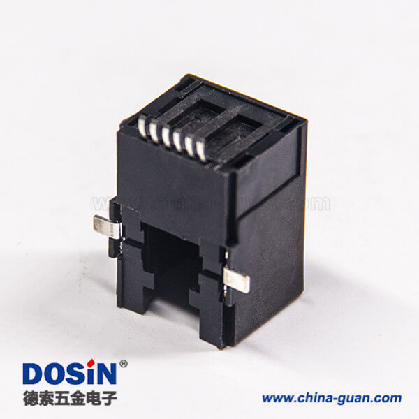 rj12插座90度SMT沉板式黑色全塑6p6c網(wǎng)絡(luò)模塊化連接器 rj12插座90度SMT沉板式黑色全塑6p6c網(wǎng)絡(luò)模塊化連接器