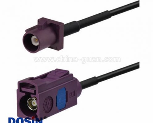 車載天線延長線Fakra D型公轉(zhuǎn)母直式天線1米