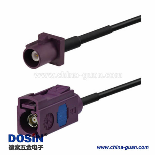 車載天線延長(zhǎng)線Fakra D型公轉(zhuǎn)母直式天線1米 車載天線延長(zhǎng)線Fakra D型公轉(zhuǎn)母直式天線1米