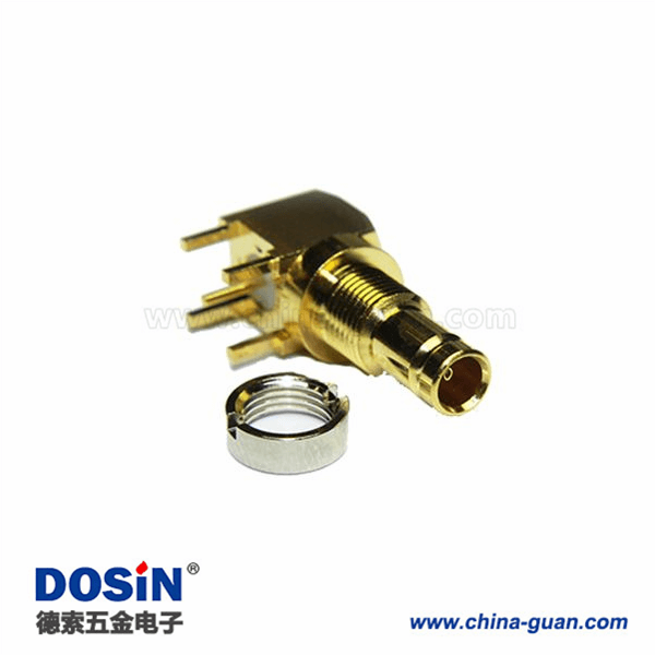 1.0 / 2.3連接器直角75Ω插座焊接端接用于PCB安裝的微型微型隔板配件 1.0 / 2.3連接器直角75Ω插座焊接端接用于PCB安裝的微型微型隔板配件