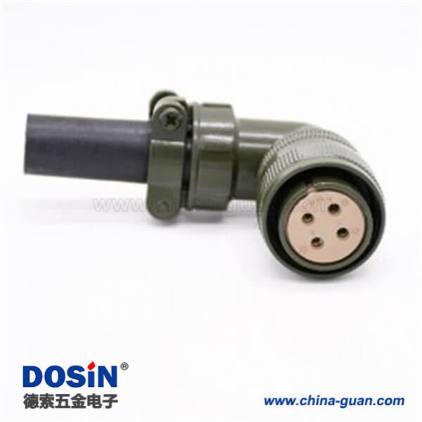 彎式MS3108A20-4S 4芯機(jī)器人手臂插頭 彎式MS3108A20-4S 4芯機(jī)器人手臂插頭