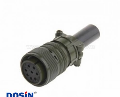 直式8芯焊接航空插頭MS3106A20-7S