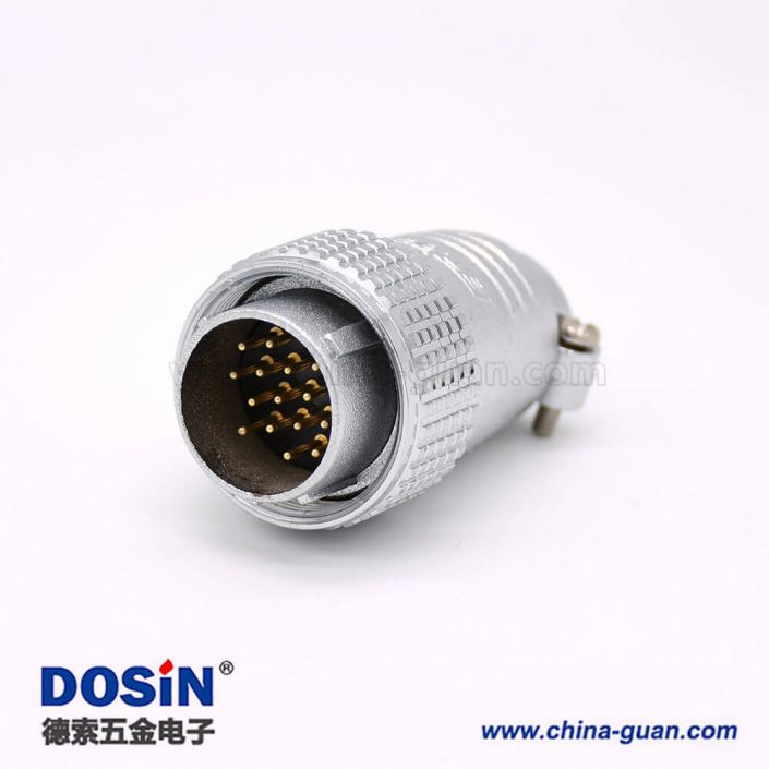 公頭P24 15芯直式航空連接器接線安裝