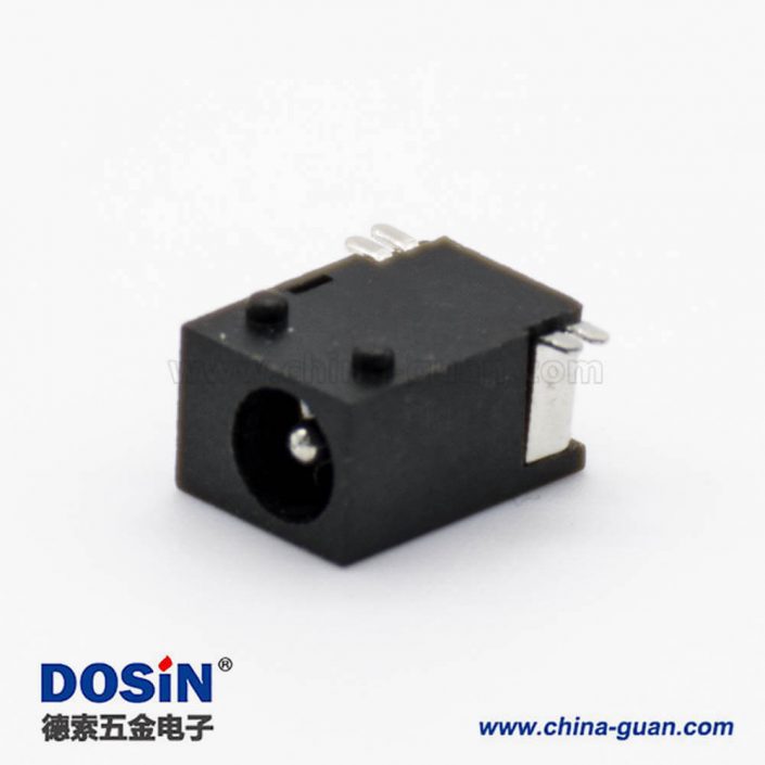 貼片DC電源插座3.5*1.3MM公頭不帶屏蔽平行貼板貼片焊接連接器 貼片DC電源插座3.5*1.3MM公頭不帶屏蔽平行貼板貼片焊接連接器