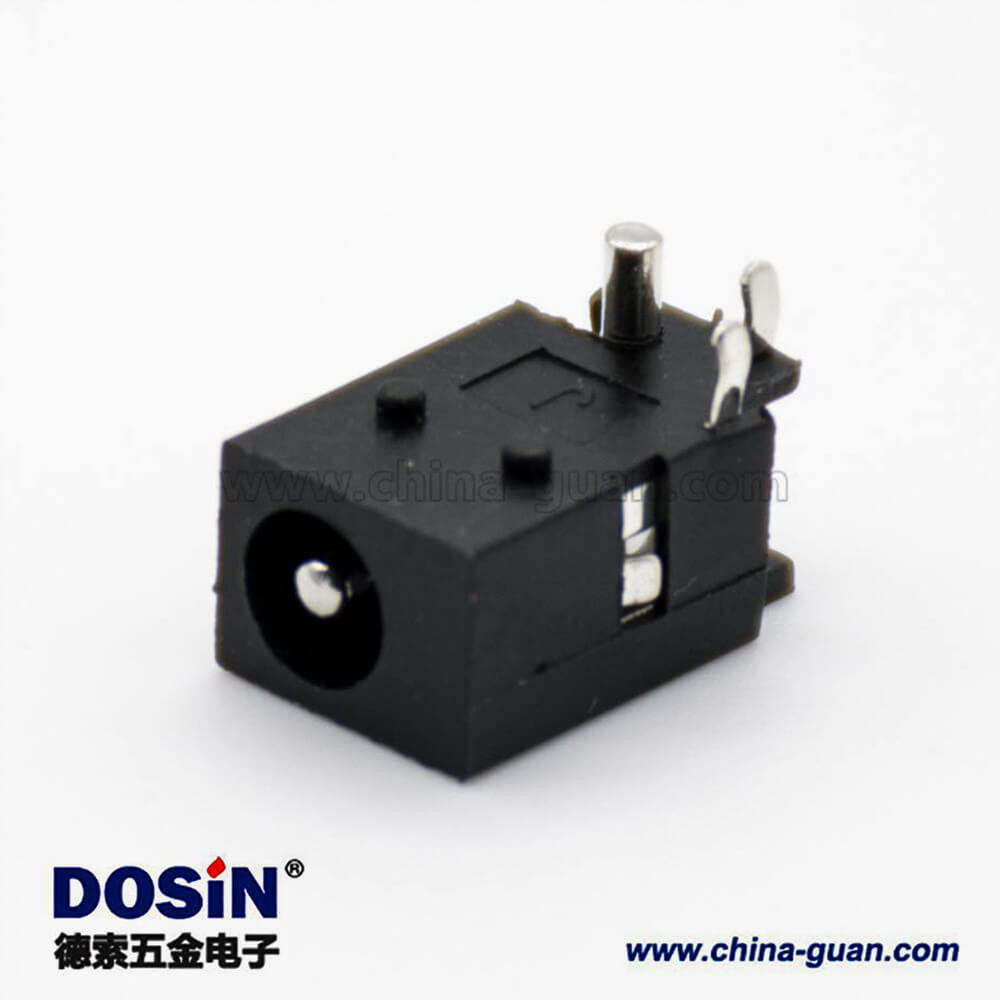 DC電源插座彎式插孔貼片焊接公頭4.4*1.65不帶屏蔽連接器 DC電源插座彎式插孔貼片焊接公頭4.4*1.65不帶屏蔽連接器