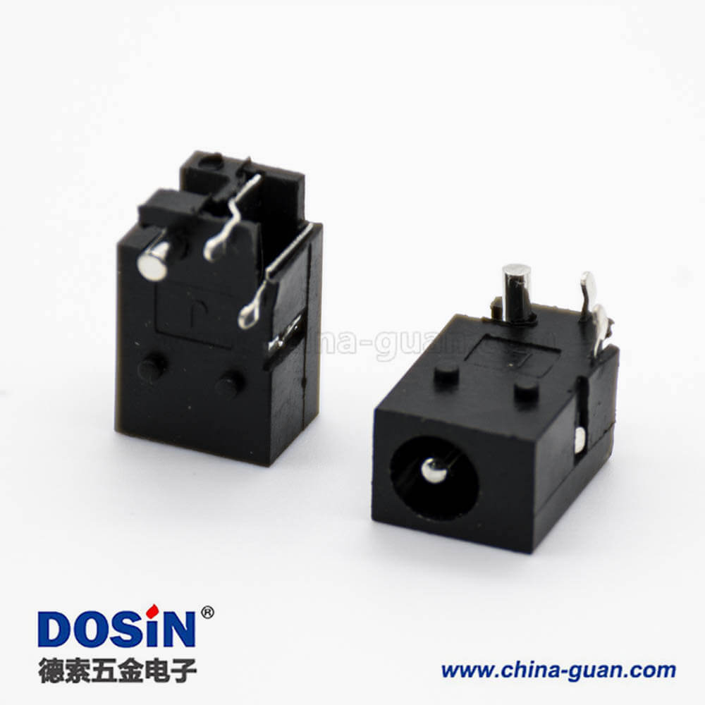 DC電源插座彎式插孔貼片焊接公頭4.4*1.65不帶屏蔽連接器 DC電源插座彎式插孔貼片焊接公頭4.4*1.65不帶屏蔽連接器