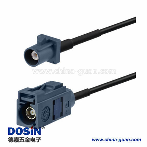 Fakra直頭G型灰色公轉(zhuǎn)母車載天線延長線2米 Fakra直頭G型灰色公轉(zhuǎn)母車載天線延長線2米