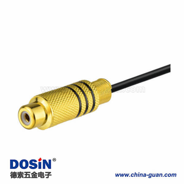 Fakra汽車連接器車頭單元RCA母對(duì)Fakra Z母頭直式15厘米 Fakra汽車連接器車頭單元RCA母對(duì)Fakra Z母頭直式15厘米