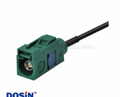 Fakra E型直式母轉(zhuǎn)母汽車立體聲FM AM收音機天線連接器線材2米