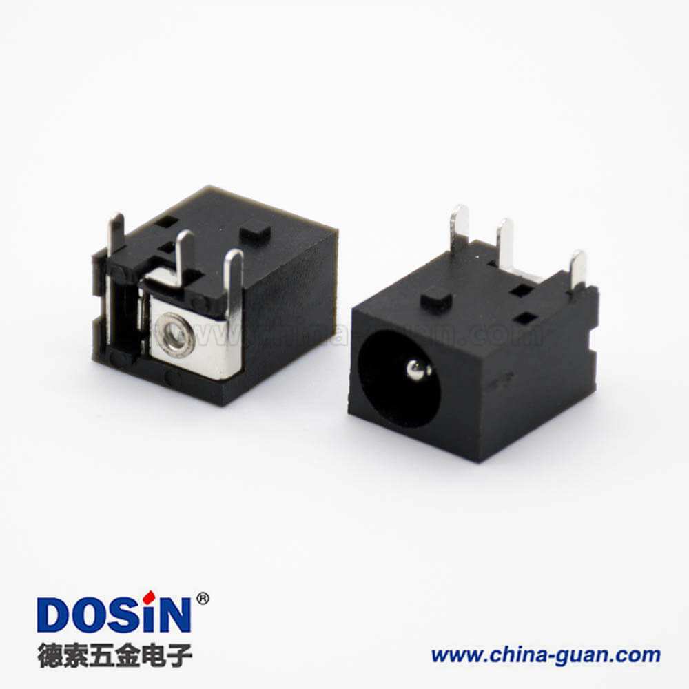 DC直流電源插座彎式插孔公頭貼片焊接4.4*1.65mm彎式不帶屏蔽連接器 DC直流電源插座彎式插孔公頭貼片焊接4.4*1.65mm彎式不帶屏蔽連接器