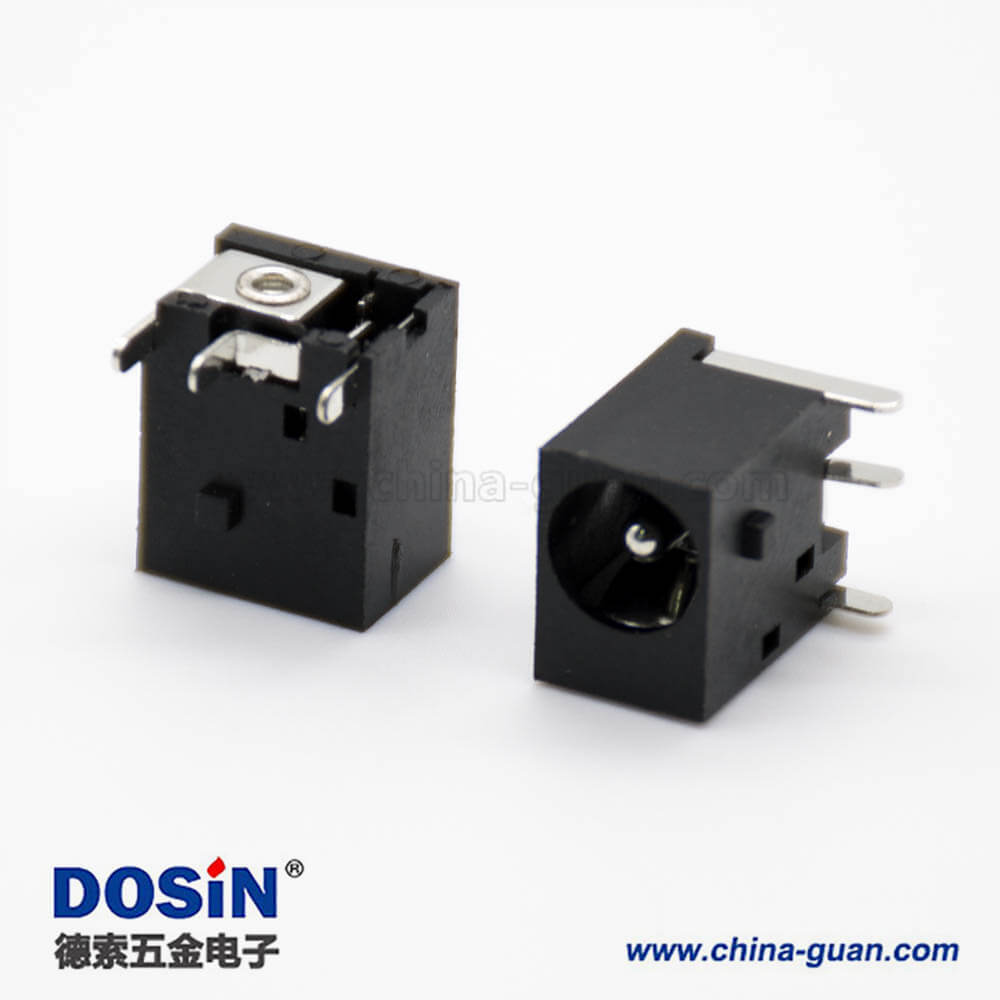 DC直流電源插座彎式插孔公頭貼片焊接4.4*1.65mm彎式不帶屏蔽連接器 DC直流電源插座彎式插孔公頭貼片焊接4.4*1.65mm彎式不帶屏蔽連接器