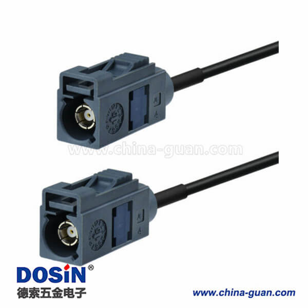 Fakra汽車連接器G型直式母轉(zhuǎn)母天線延長線1米 Fakra汽車連接器G型直式母轉(zhuǎn)母天線延長線1米