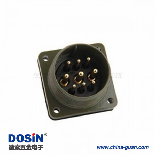 航空插頭9芯MS3102A24-11P 9針伺服電機插座 航空插頭9芯MS3102A24-11P 9針伺服電機插座