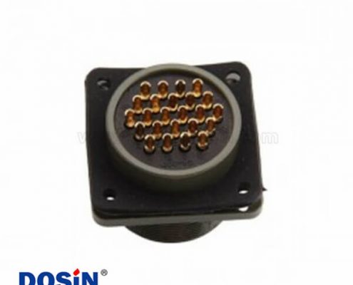 航空電子圓形連接器MS3102A24-28P方盤插座24P空插頭